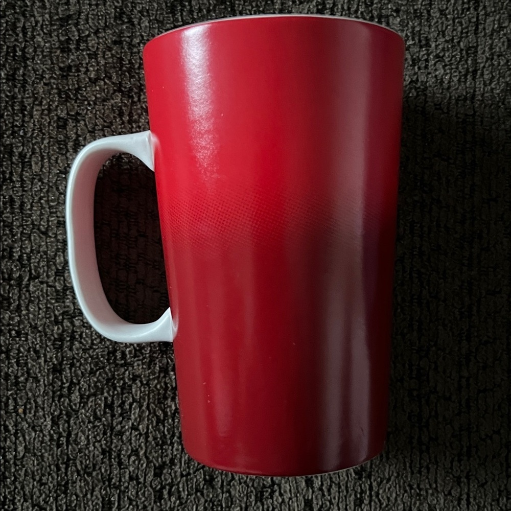 Starbucks 2015 Red Ceramic Coffee Mug 16oz Holiday Cup - Picture 2 of 4